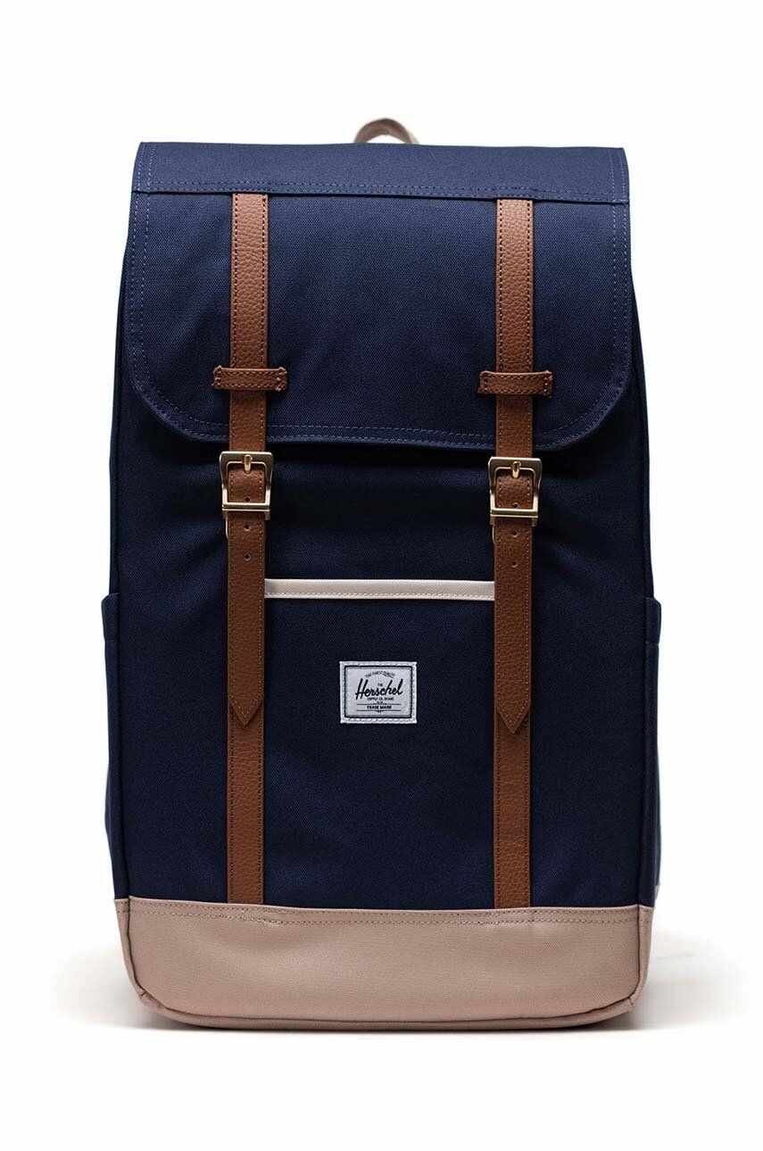 Herschel rucsac 11397-05917-OS Retreat Backpack culoarea bej, mare, neted