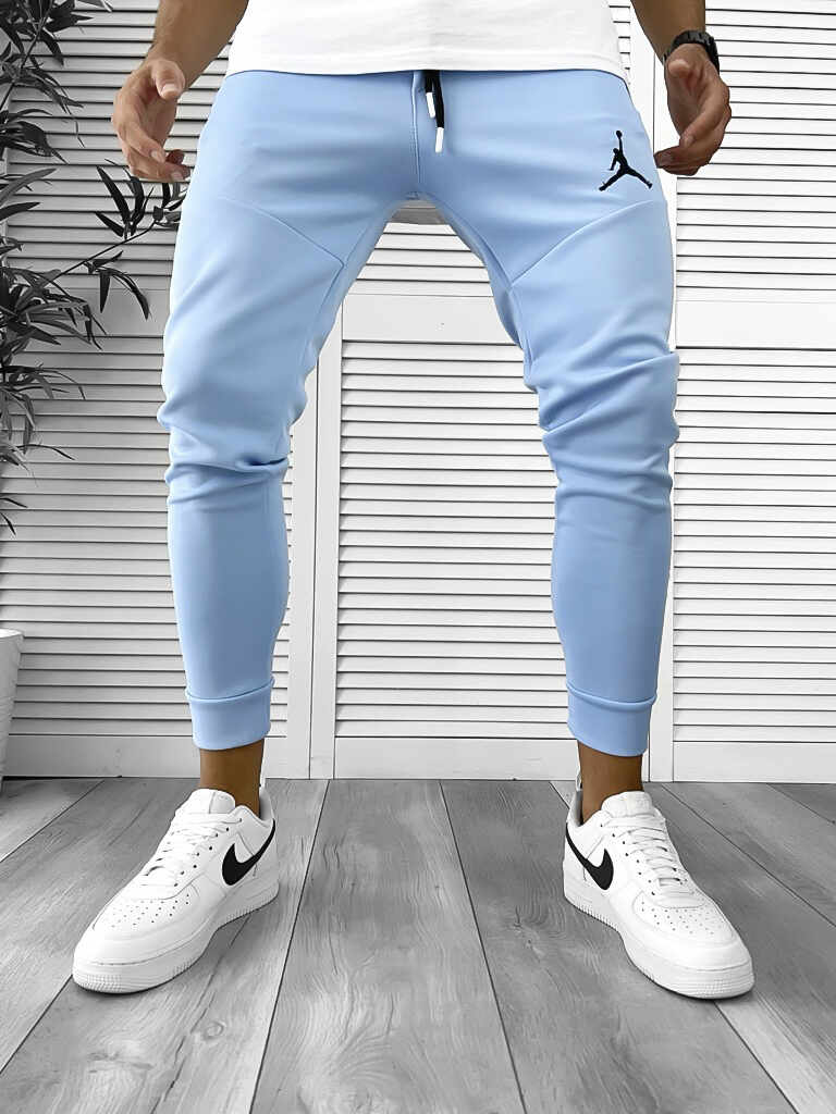 Pantaloni de trening bleu conici 12361 D3-2.2