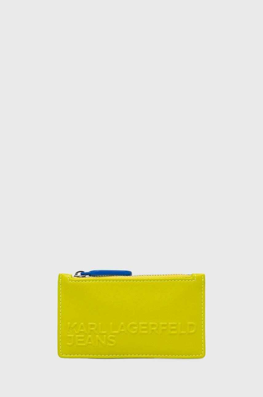 Karl Lagerfeld Jeans portofel culoarea galben
