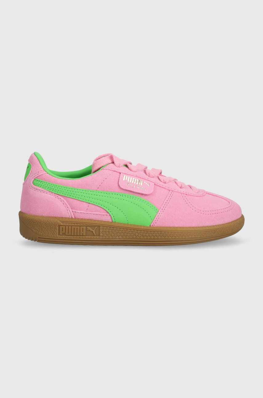 Puma sneakers din piele întoarsă Palermo Special culoarea roz, 397549