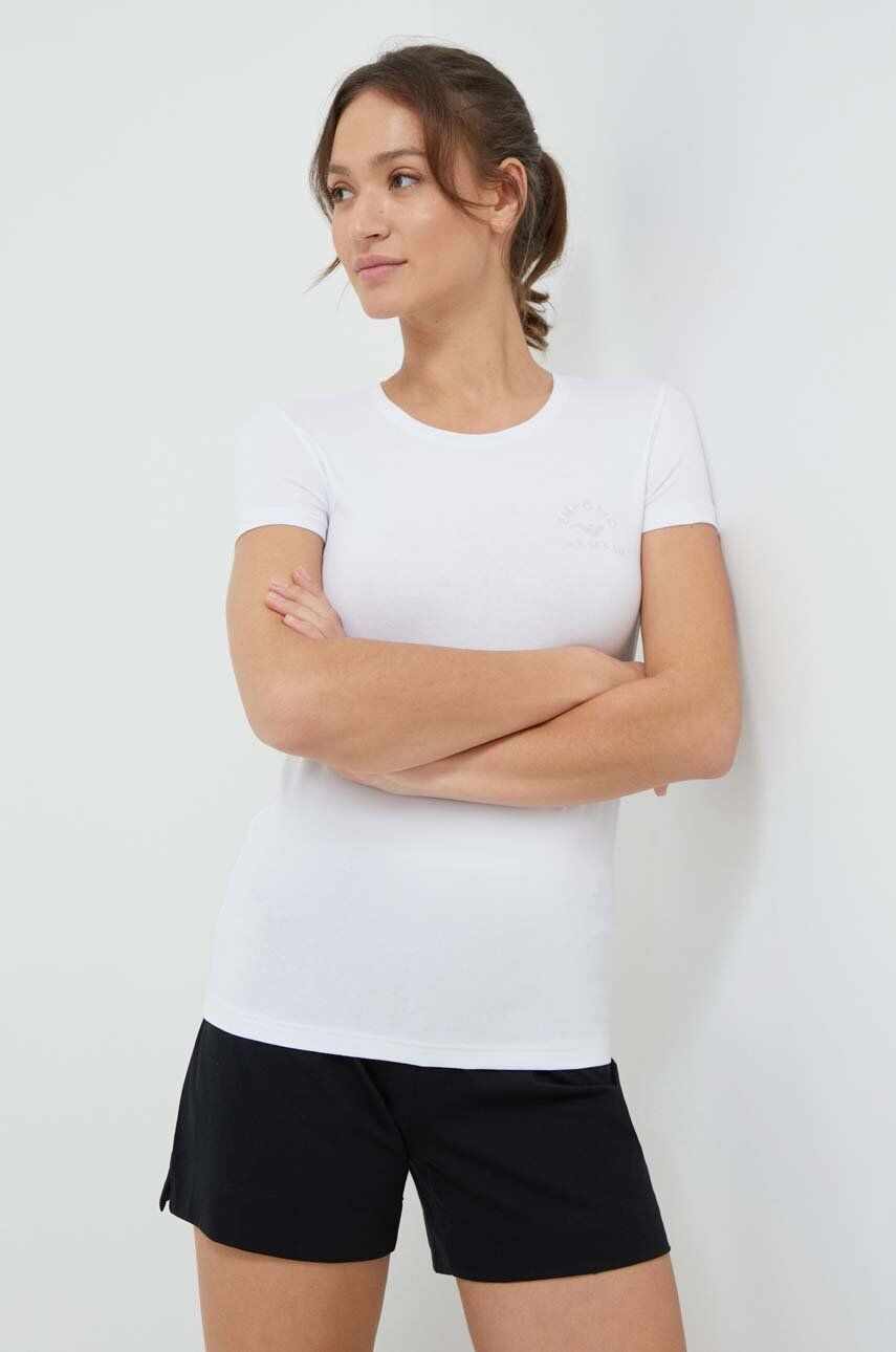 Emporio Armani Underwear tricou lounge culoarea alb