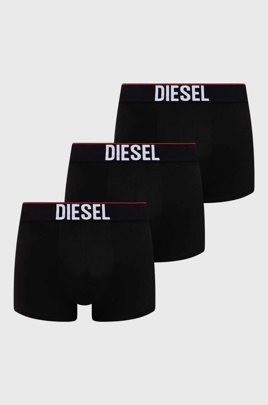 Diesel boxeri 3-pack barbati, culoarea negru