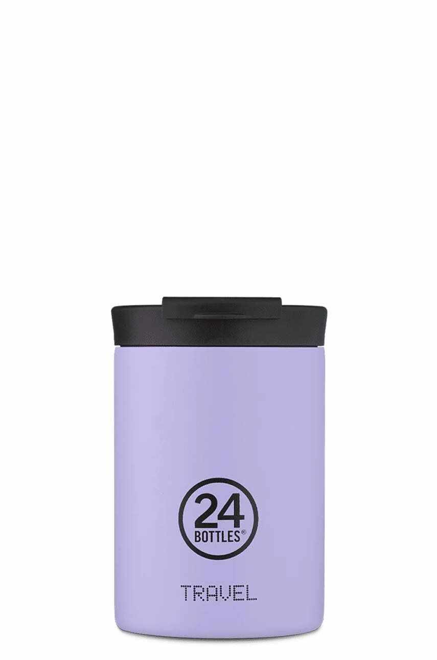 24bottles cana termica Travel Tumbler 350 ml culoarea violet