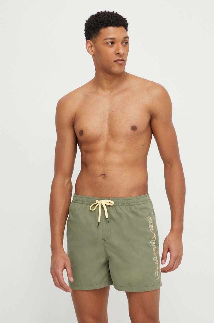 Quiksilver pantaloni scurti de baie culoarea verde