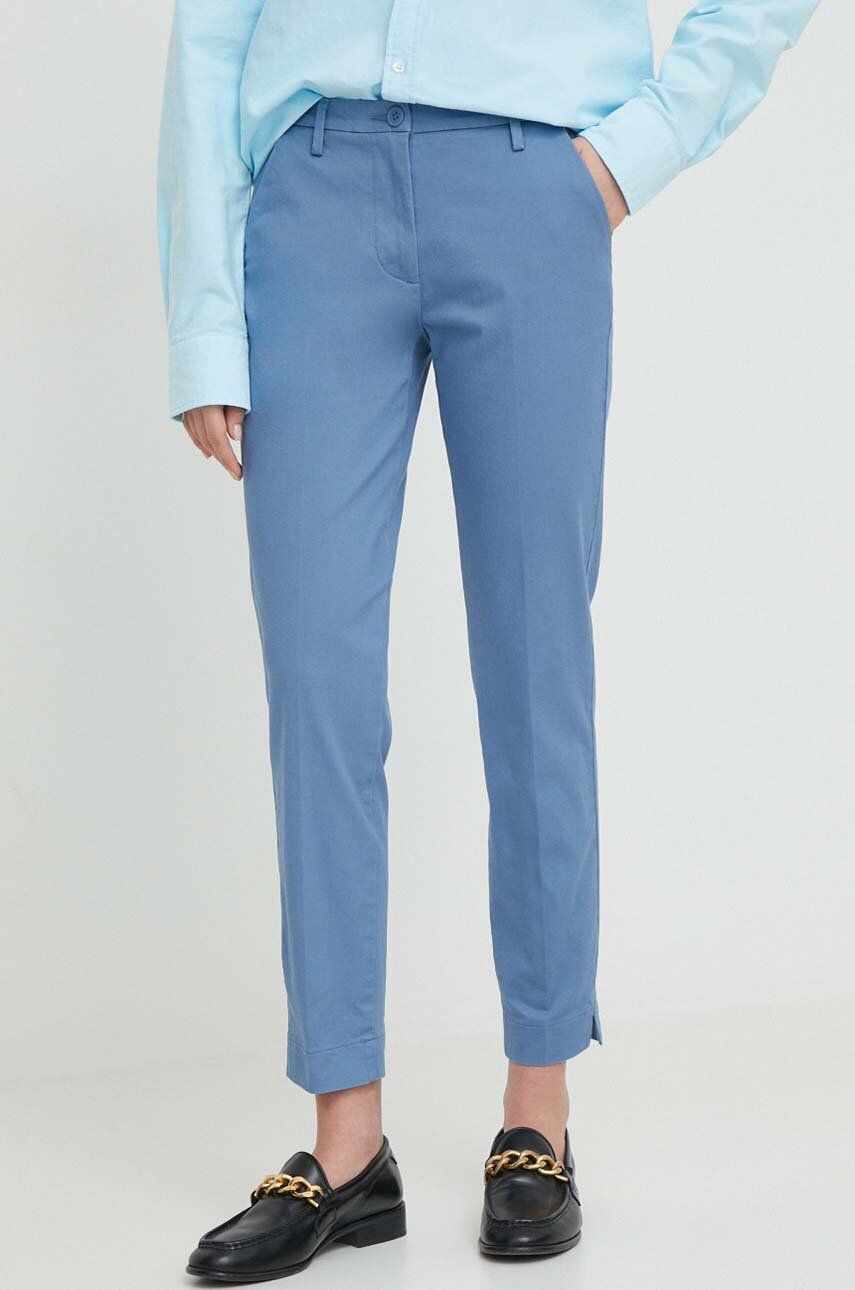 Sisley pantaloni femei, mulata, medium waist