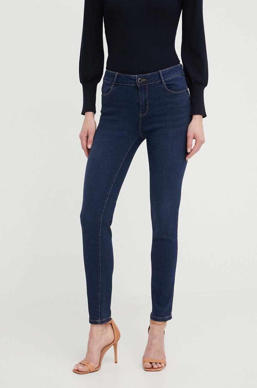 Morgan jeansi femei, culoarea albastru marin