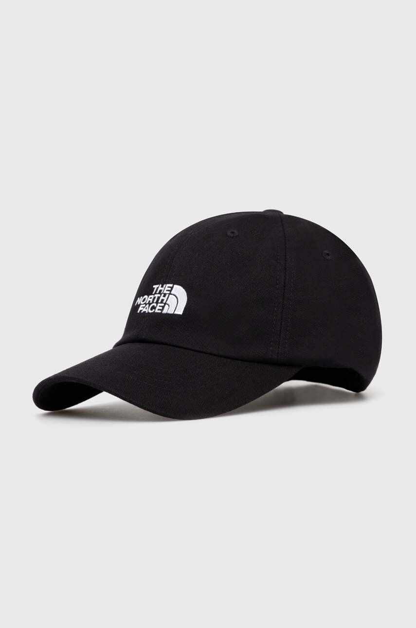 The North Face șapcă Norm Hat culoarea negru, cu imprimeu, NF0A7WHOJK31