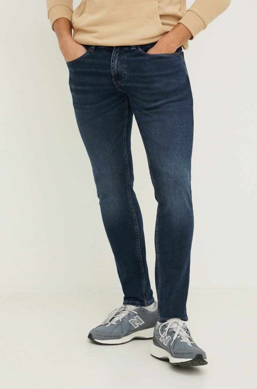 Tommy Jeans jeansi Austin barbati, culoarea albastru marin
