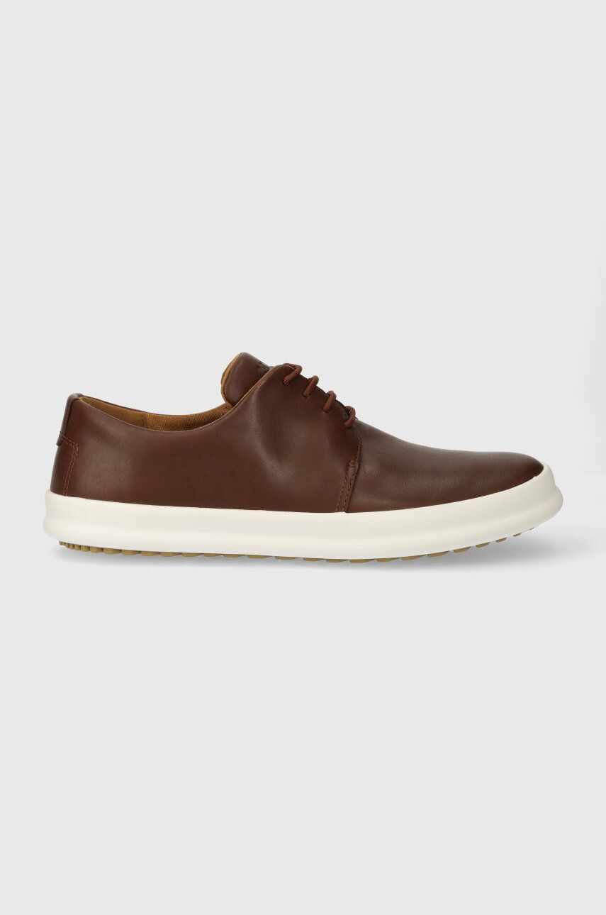 Camper pantofi de piele Chasis barbati, culoarea maro, K100836.012