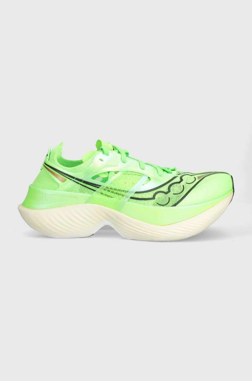 Saucony pantofi de alergat Endorphin Elite culoarea verde