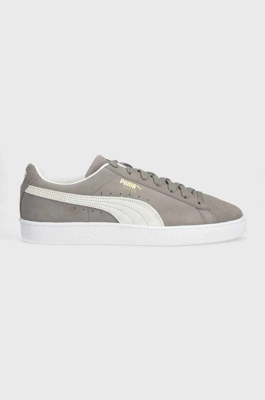Puma sneakers din piele întoarsă Suede Classic XXI culoarea gri