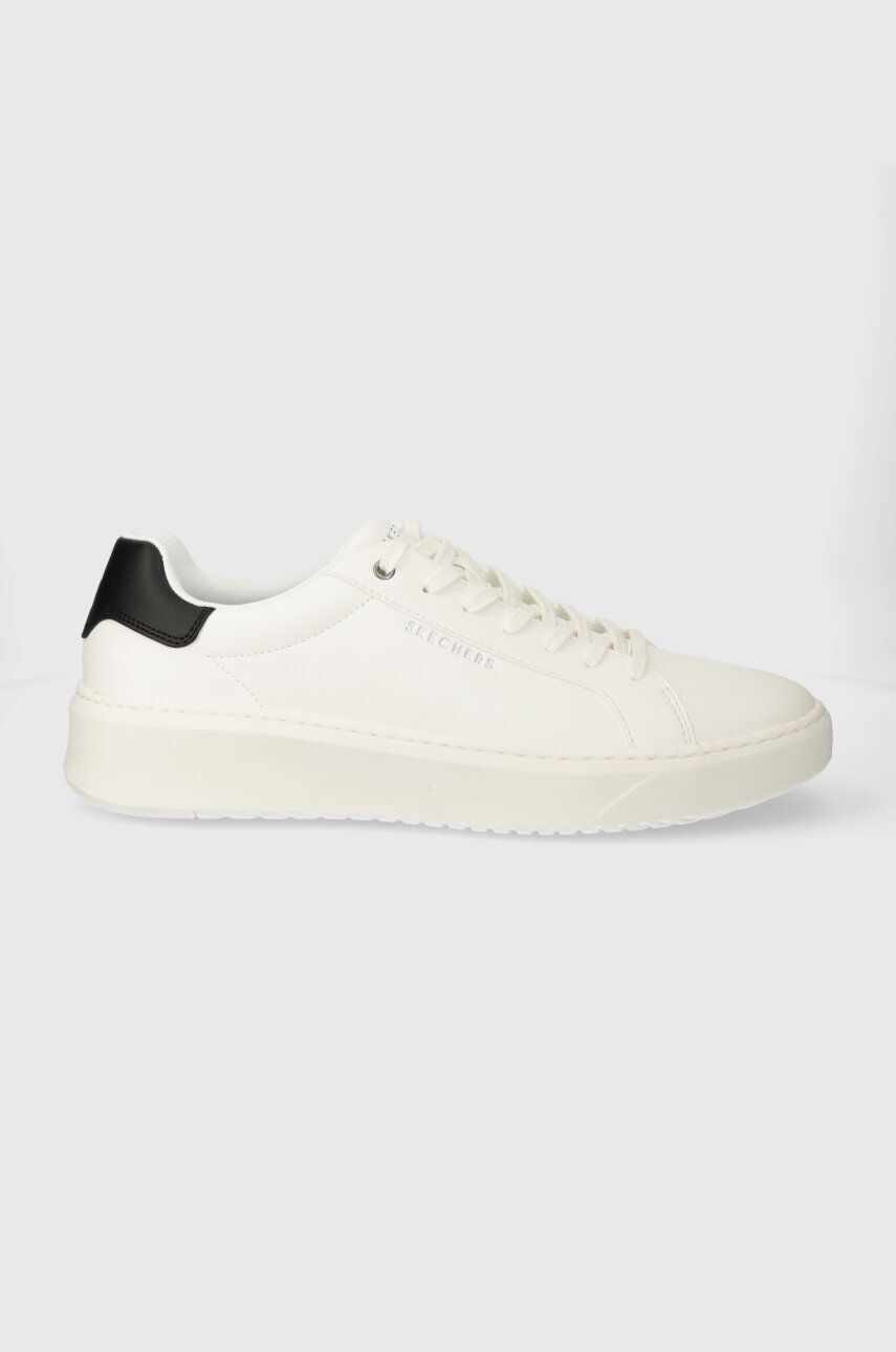 Skechers sneakers Court Break Suit culoarea alb