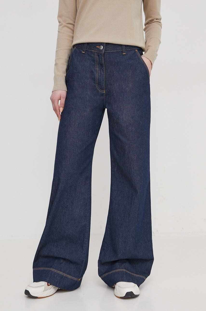 United Colors of Benetton jeansi femei, culoarea albastru marin