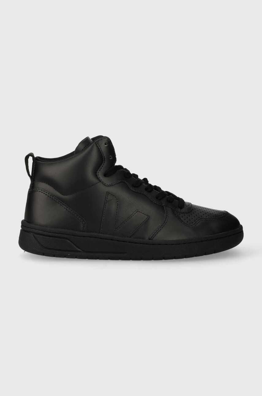 Veja sneakers din piele V-15 culoarea: negru VQ0203305