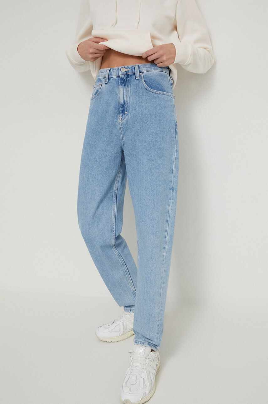 Tommy Jeans jeansi Mom Jean femei high waist