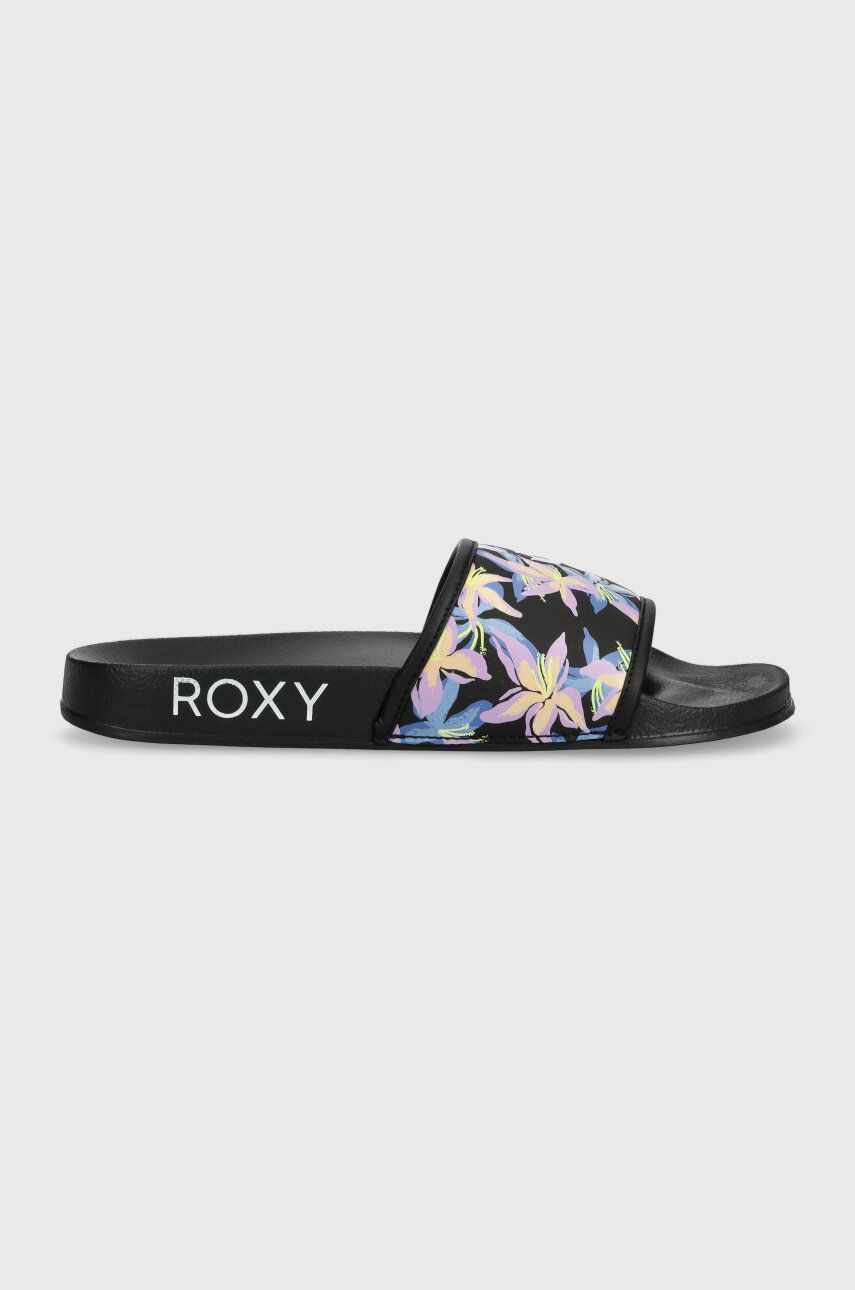 Roxy papuci femei, culoarea negru