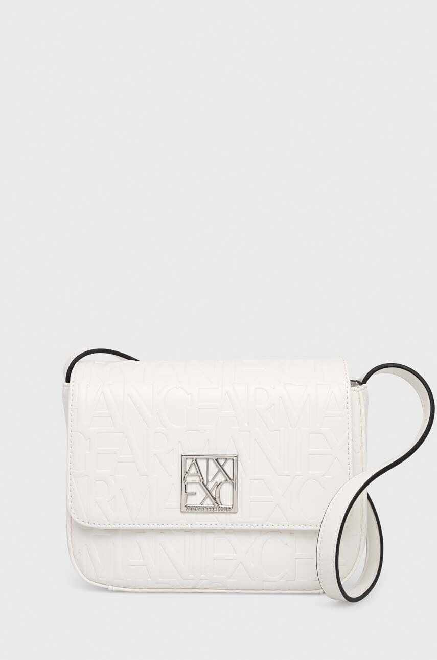 Armani Exchange poseta culoarea alb