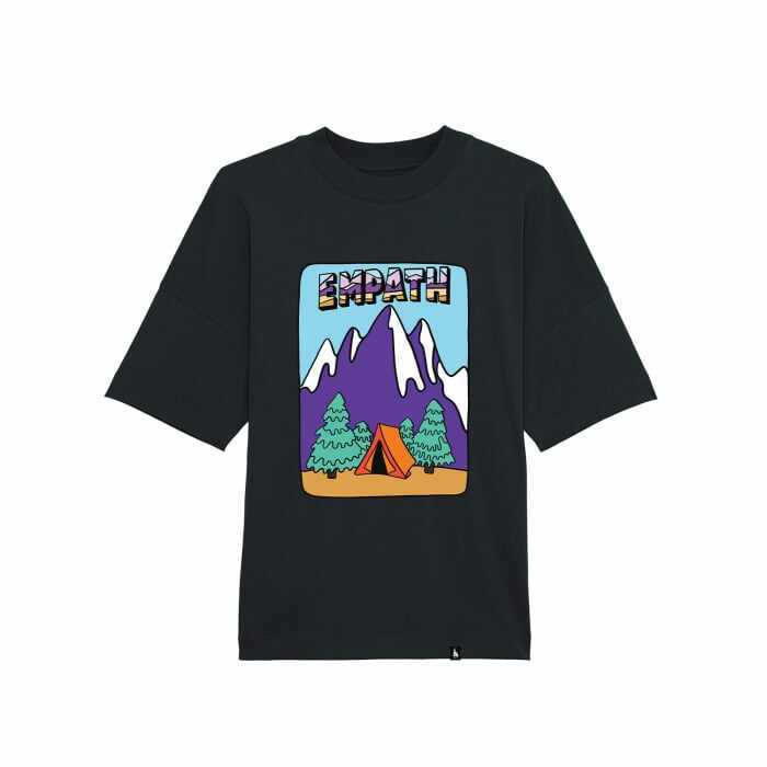 Tricou oversized, Camping