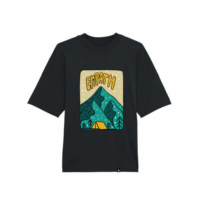 Tricou oversized, Gone Camping