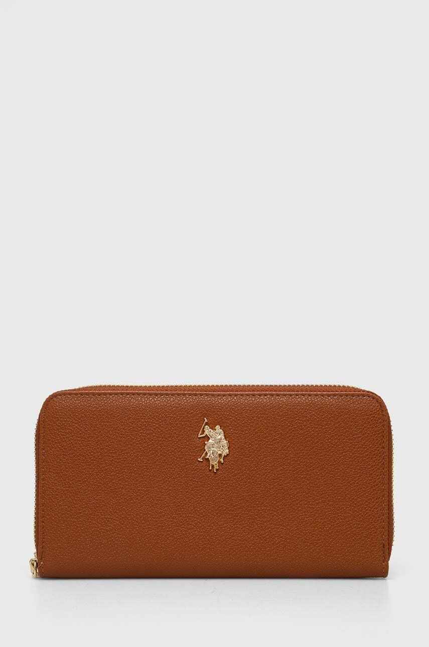 U.S. Polo Assn. portofel femei, culoarea portocaliu