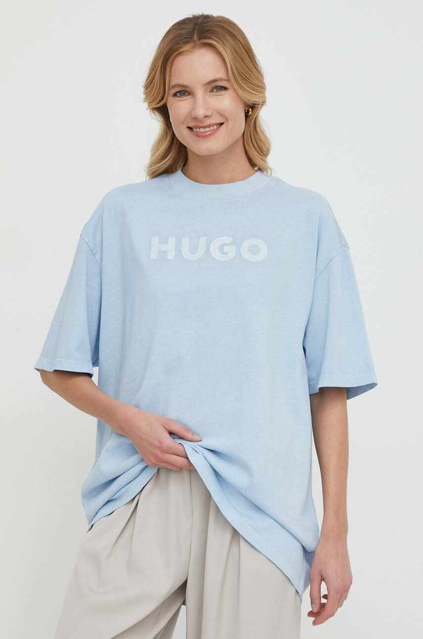 HUGO tricou din bumbac femei