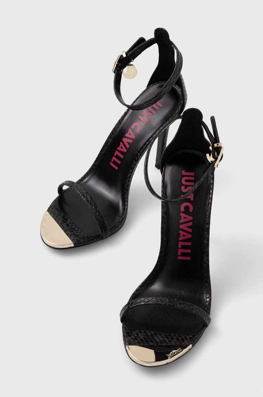 Just Cavalli sandale culoarea negru, 76RA3S20