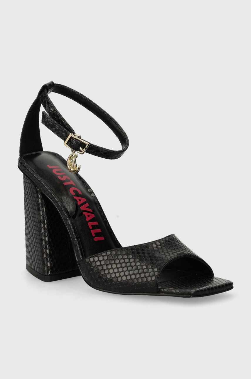 Just Cavalli sandale culoarea negru, 76RA3S41