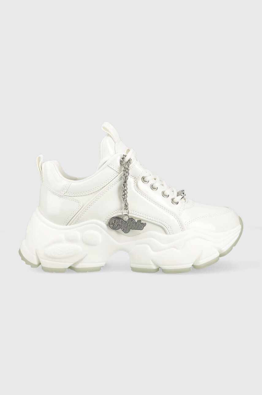 Buffalo sneakers Binary culoarea alb, 1630864