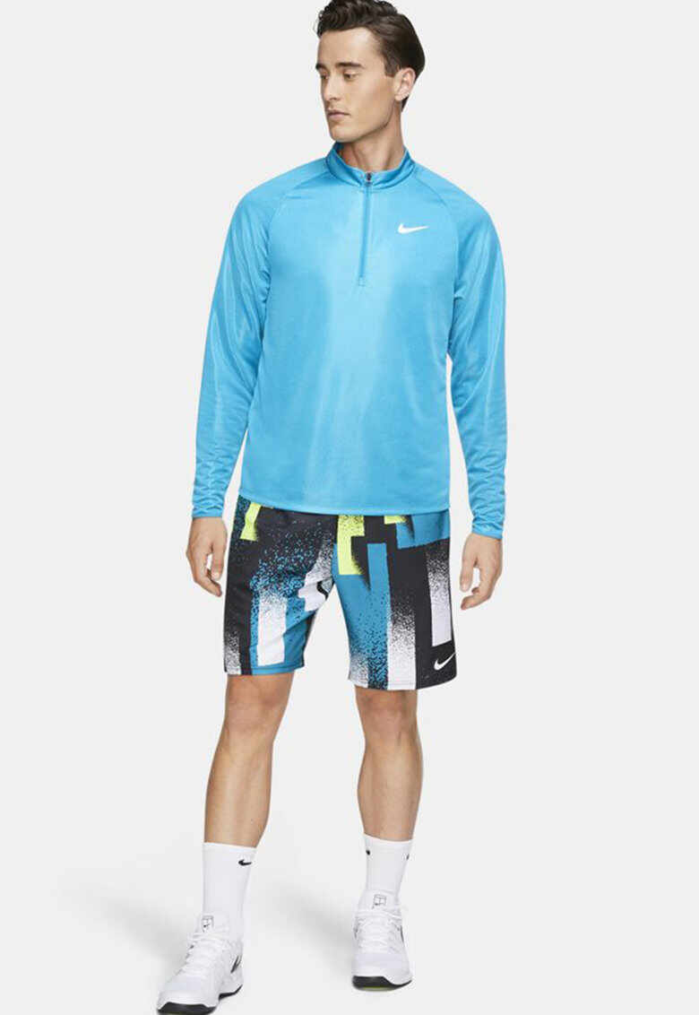 Bluza cu fermoar scurt - pentru tenis Court Challenger