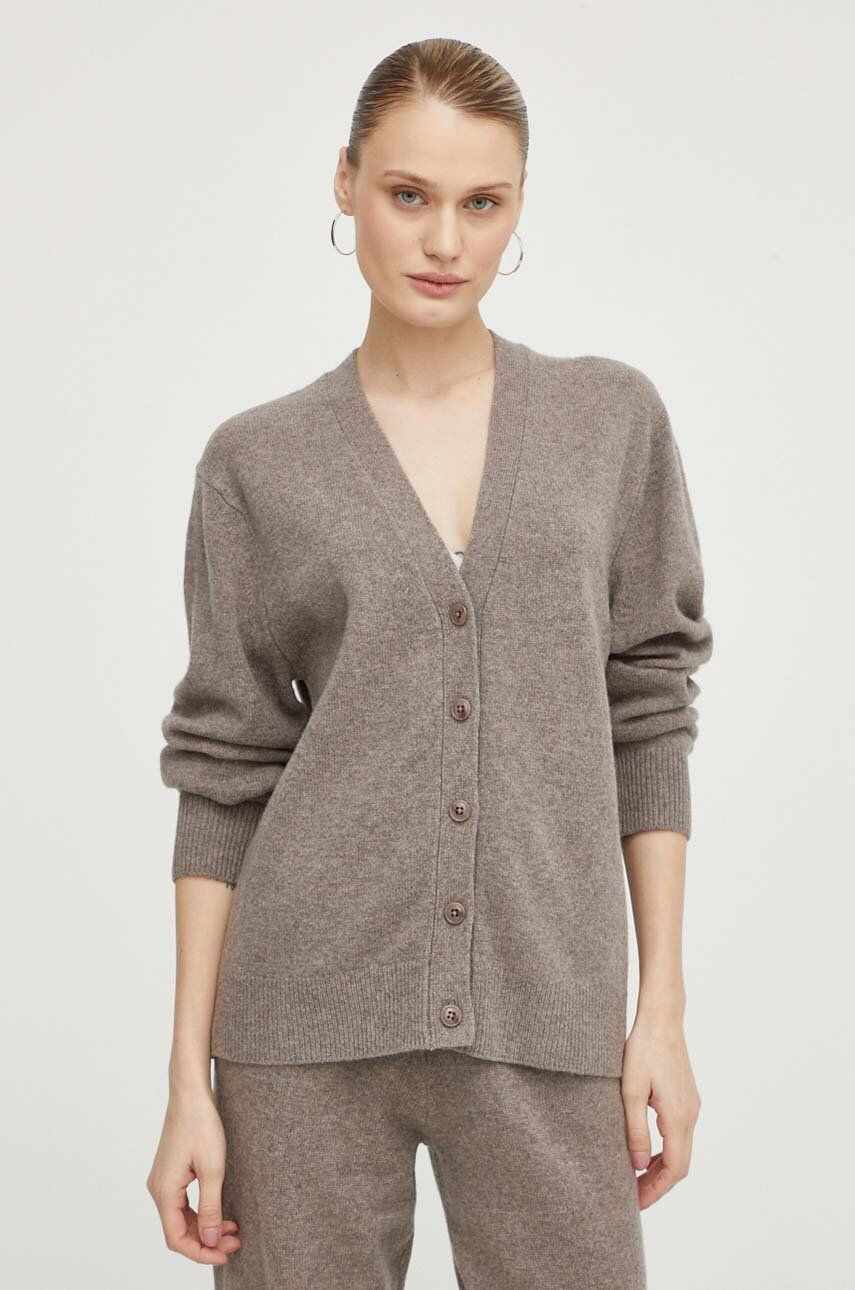 Samsoe Samsoe pulover de lana femei, culoarea gri