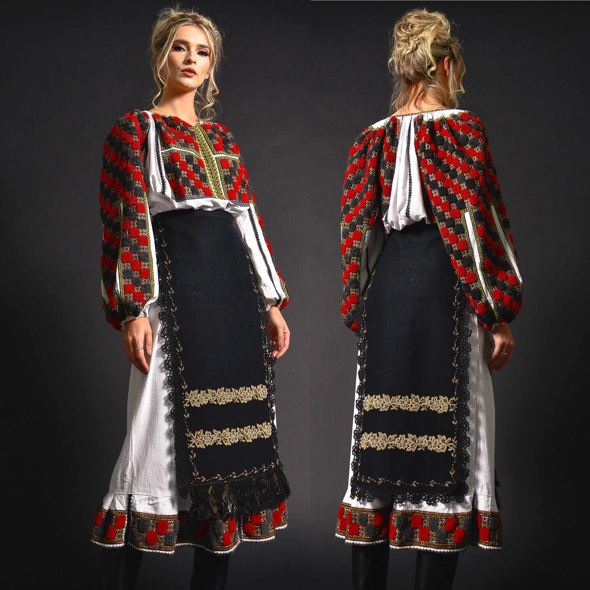 Costum traditional Autentic unicat - Anastasia