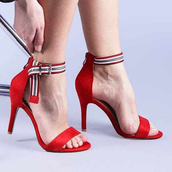 Sandale dama Riana rosii
