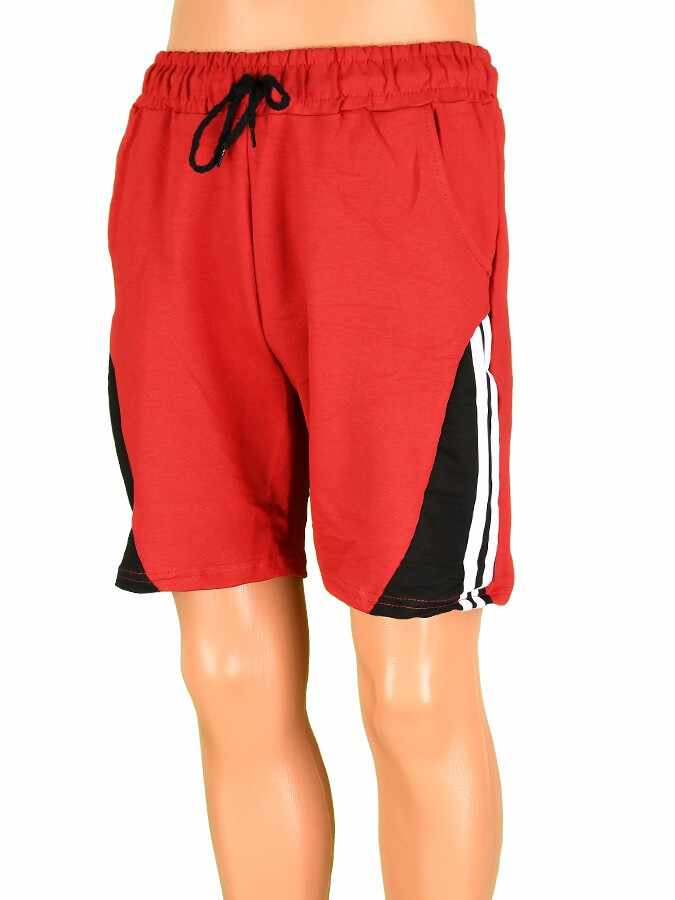 Pantaloni rosii cu dungi pentru barbat - cod 38160