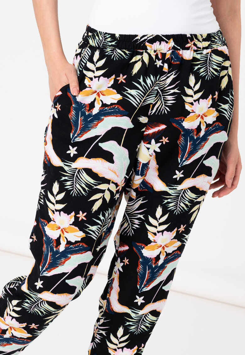 Pantaloni cu model tropical Easypeasy