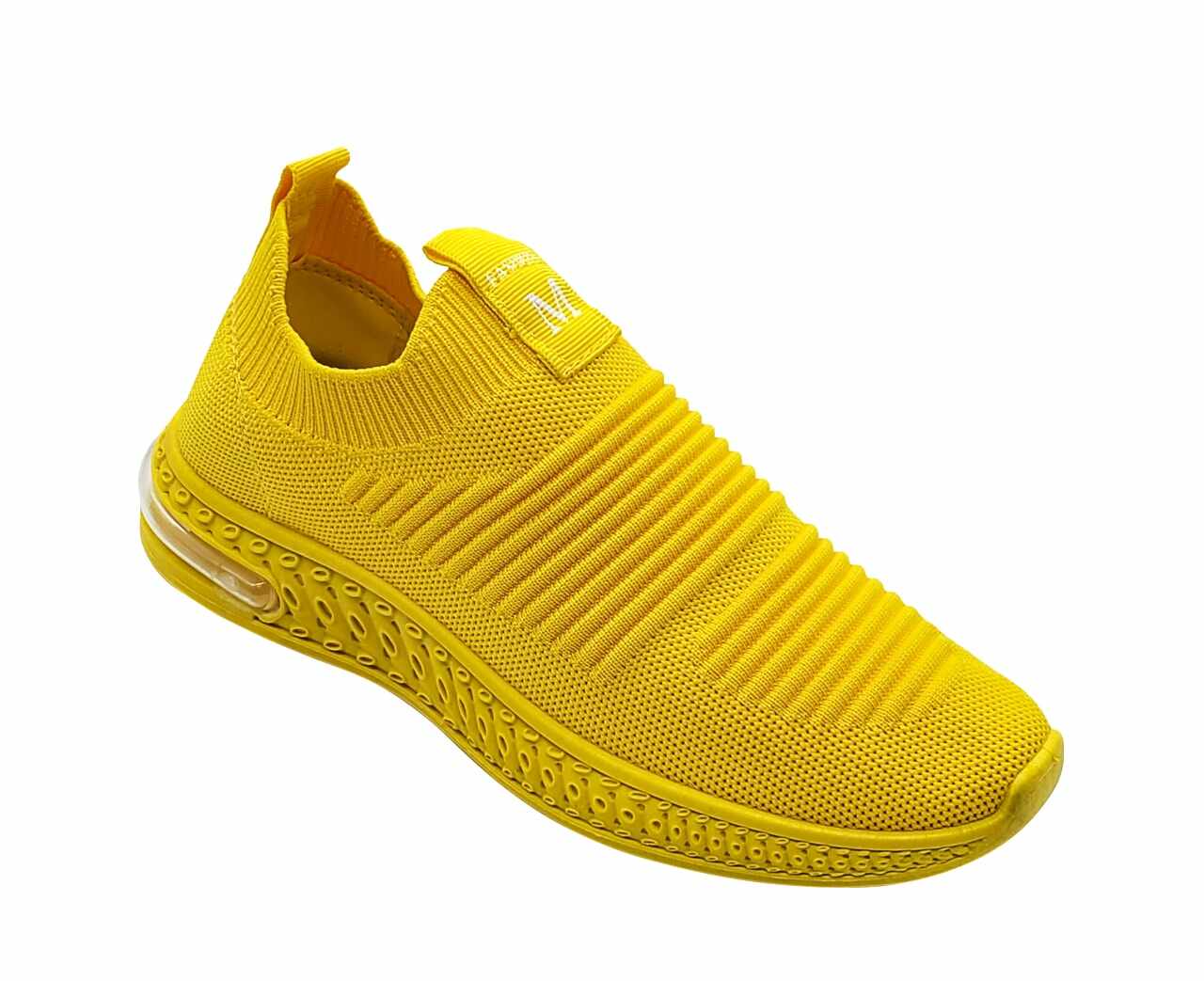 Pantofi sport dama, marca Feeling, culoare galben, din material textil, cod C15-GLBN