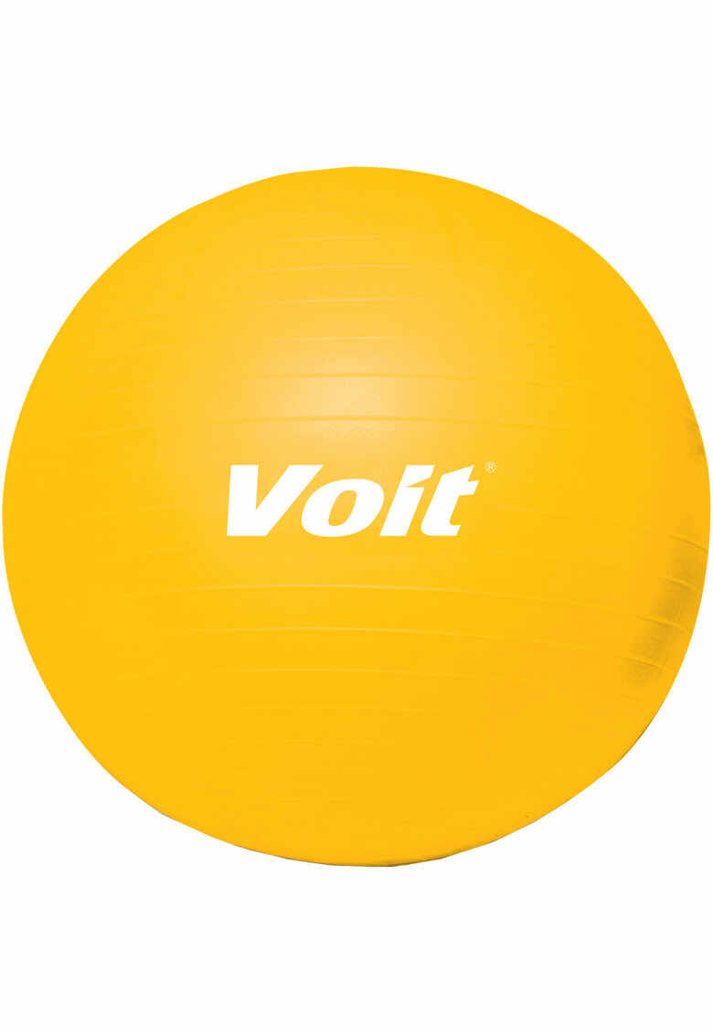Minge fitness/yoga/pilates VOIT - 55 cm - cu pompa - culoare galben