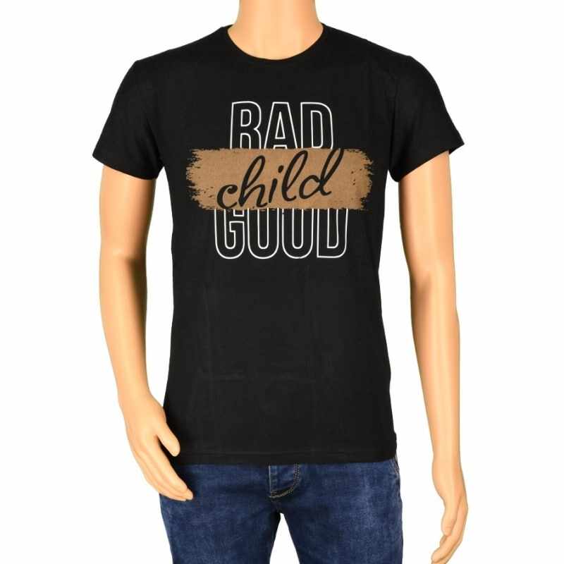Tricou negru Child pentru barbat - cod 36828