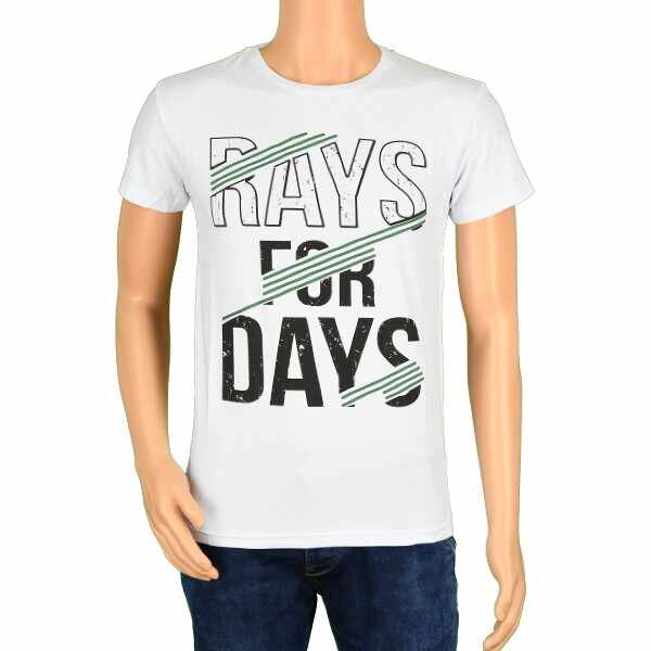 Tricou alb Rays for Days pentru barbat - cod 37117