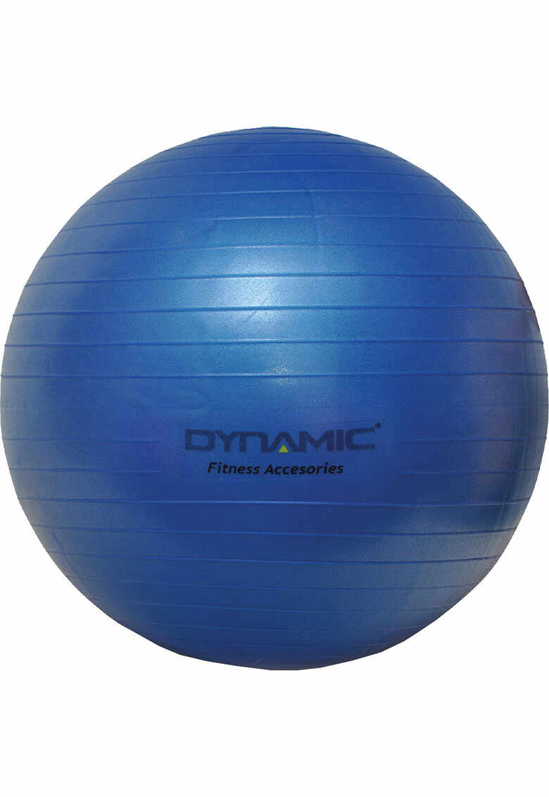 Gym-ball fitness Dynamic - 65 cm - cu pompa - culoare albastru