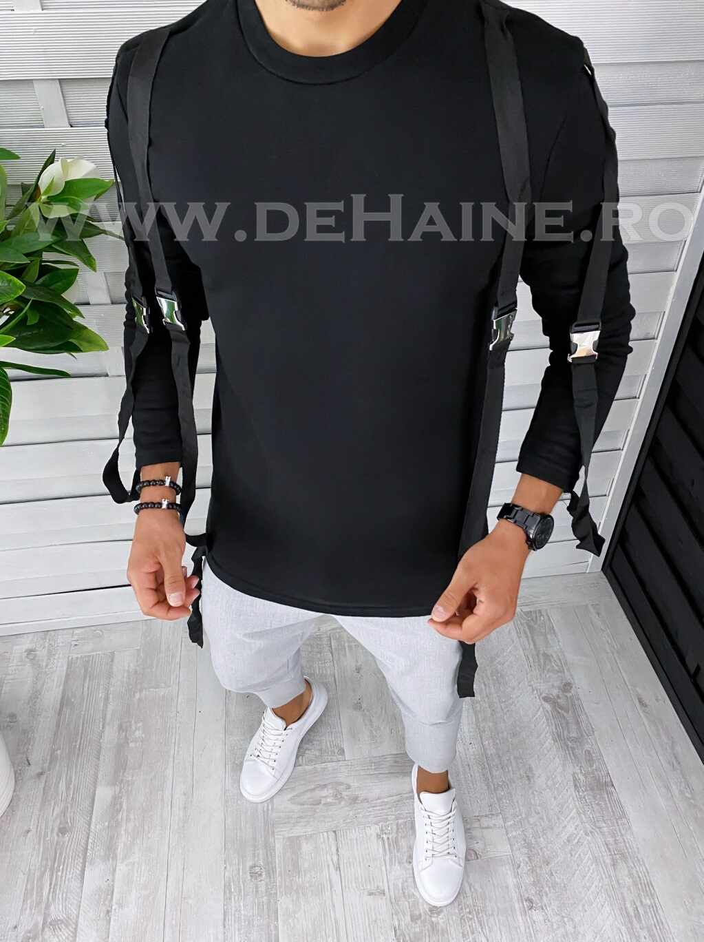 Bluza barbati neagra slim fit VAGABOND 2700 I13-5