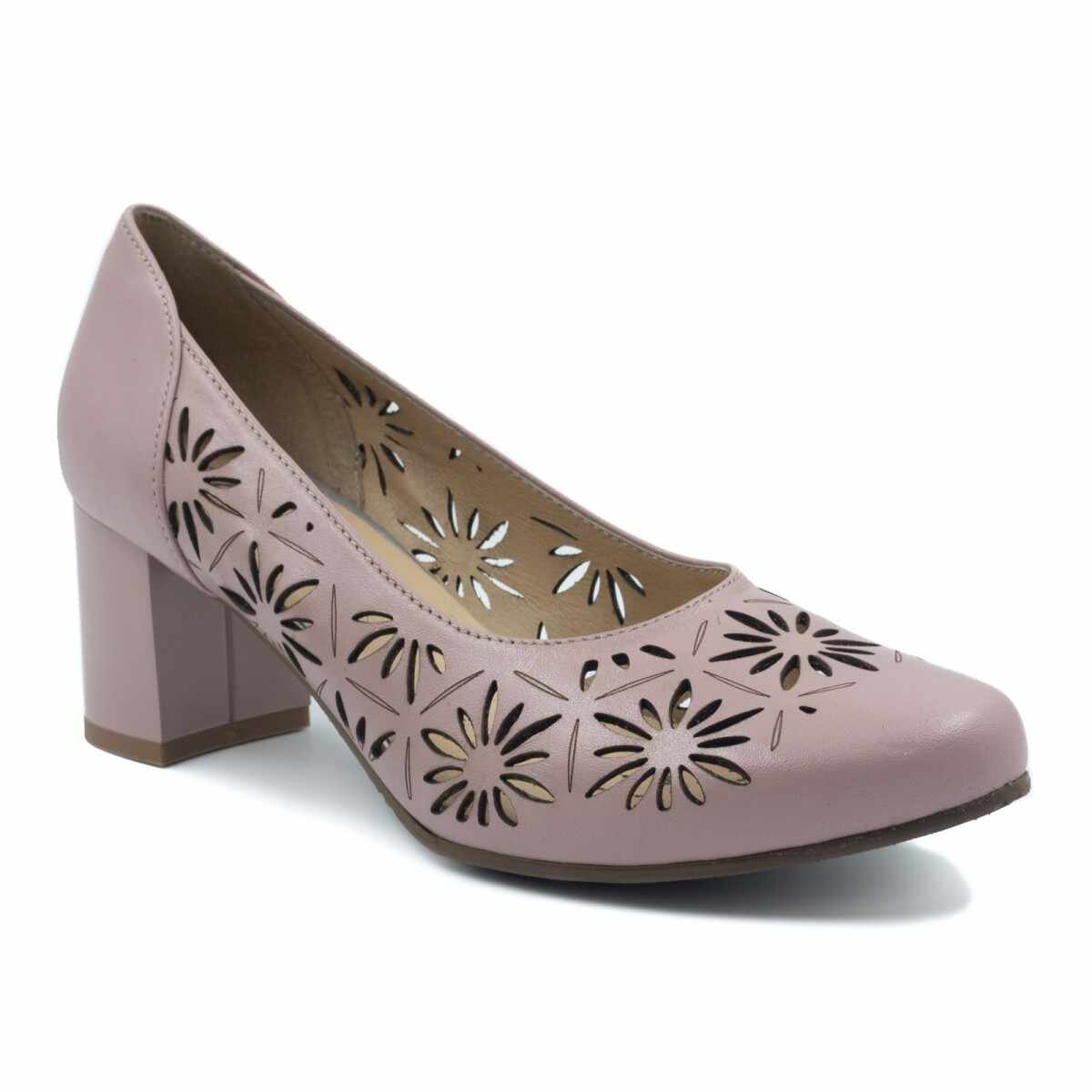Pantofi Eleganti Dama, Beatrixx, Bej, cod 1273A