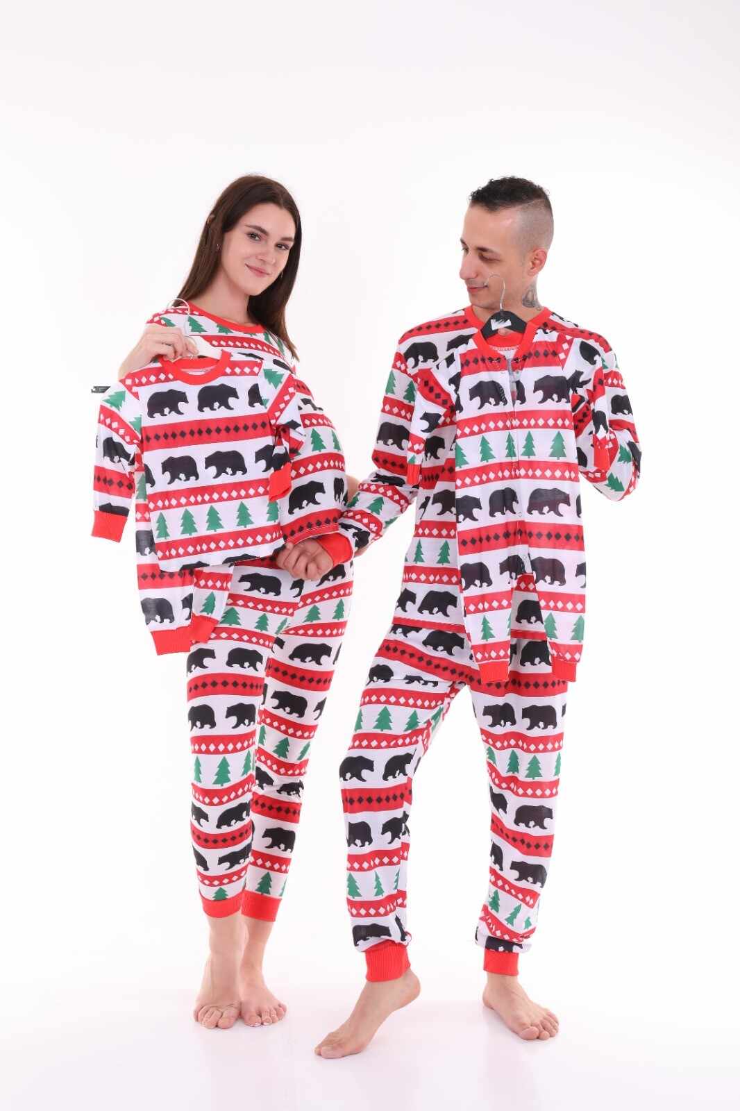 Set Pijamale Familie Ursula Christmas