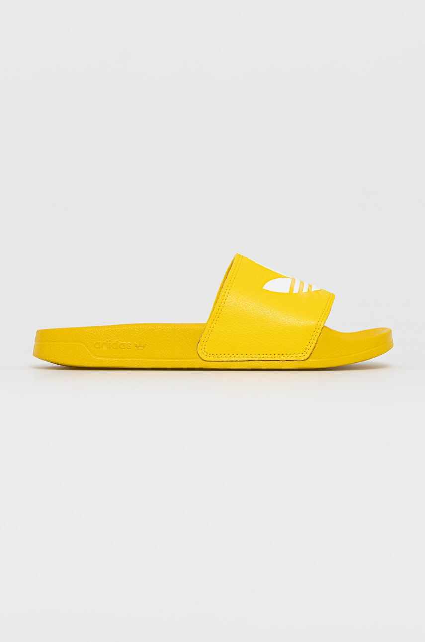 Adidas Originals Papuci Adilette Lite culoarea galben