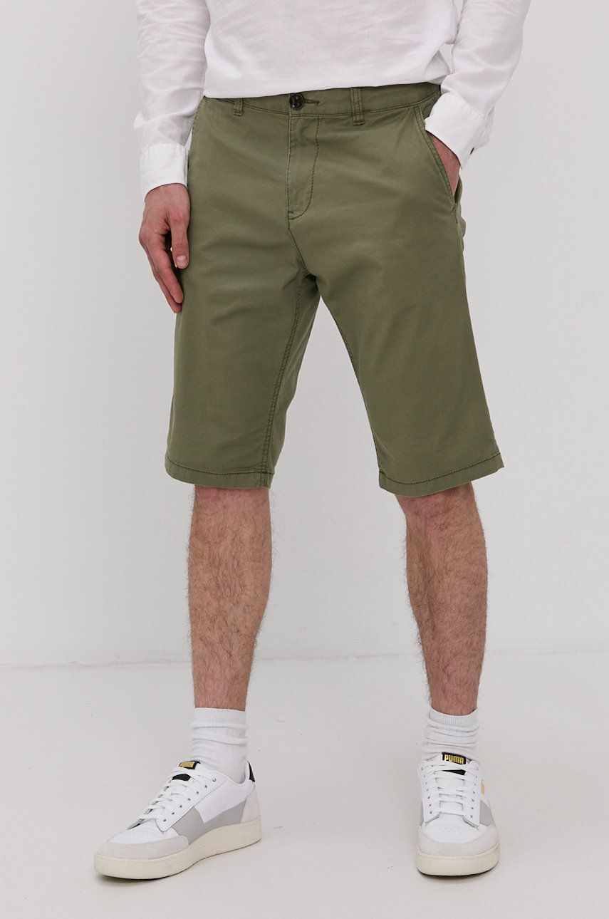 Tom Tailor Pantaloni scurți bărbați, culoarea verde