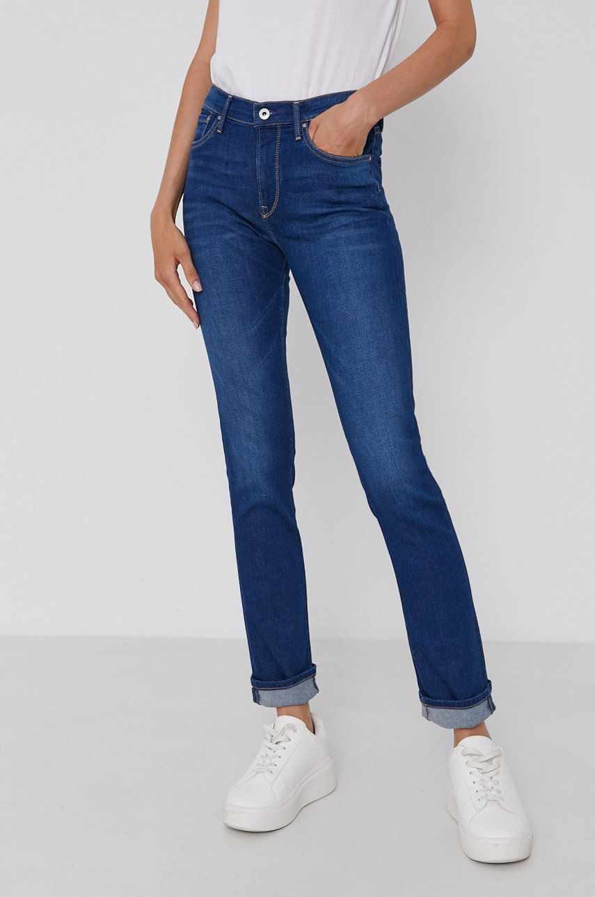 Pepe Jeans Jeans Grace femei, high waist