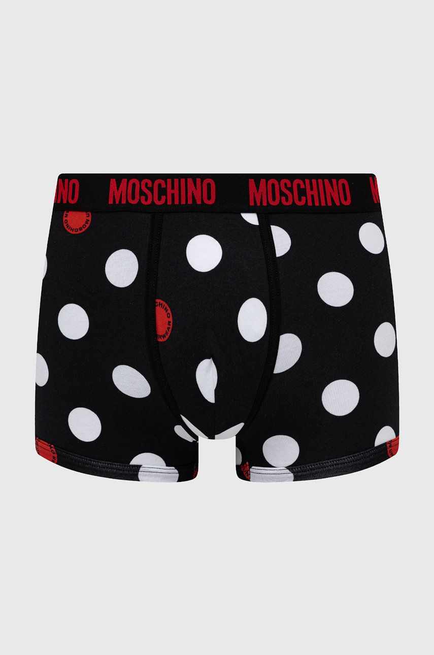 Moschino Underwear Boxeri bărbați, culoarea negru