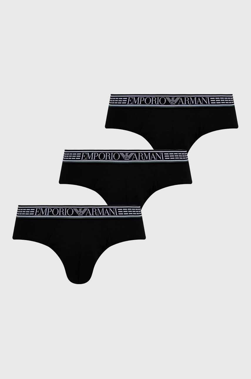 Emporio Armani Underwear Slip bărbați, culoarea negru