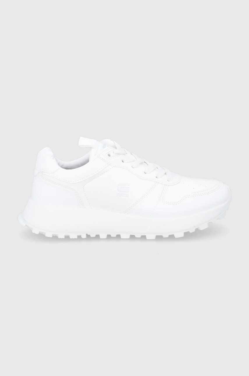 G-Star Raw Pantofi culoarea alb, cu platformă