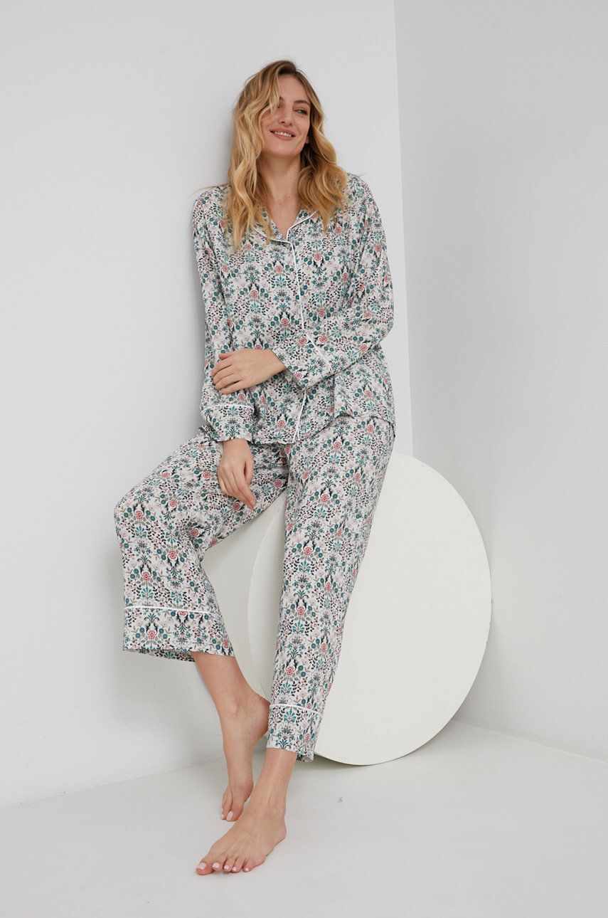 Answear Lab Pijama culoarea alb
