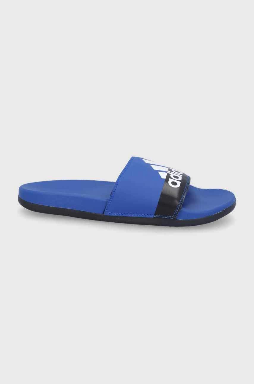 Adidas Papuci Adilette Comfort bărbați, culoarea albastru marin